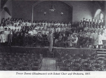 School Choir and Orchestra 1917