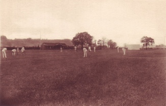 Early Cricket Match (1920s) Whilst Main School was still down in Bakewell